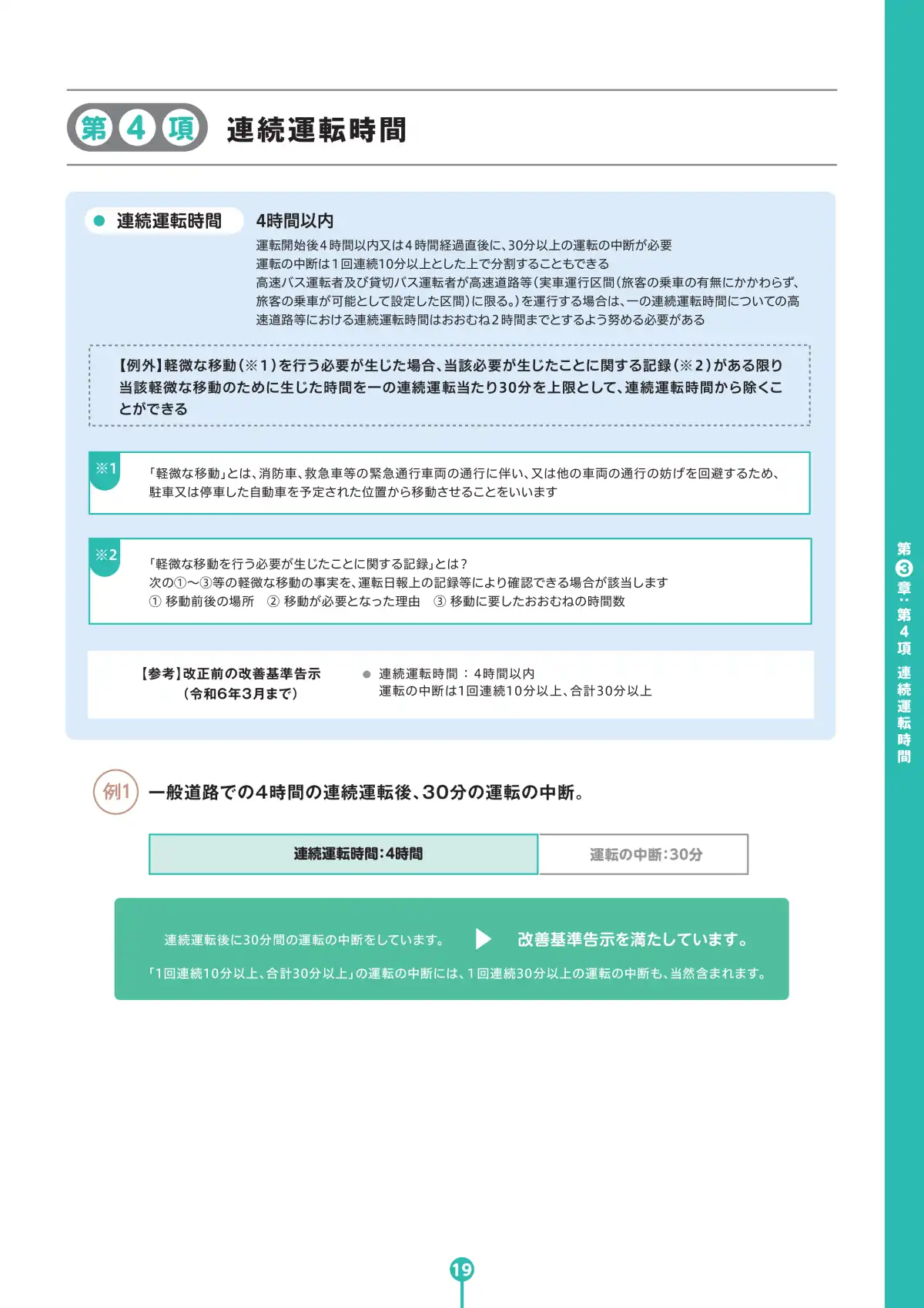 バス運転者労働時間基準 学習テキスト ページ21